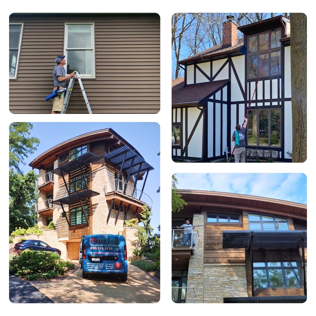 ProElite Residential Window Cleaning Collage