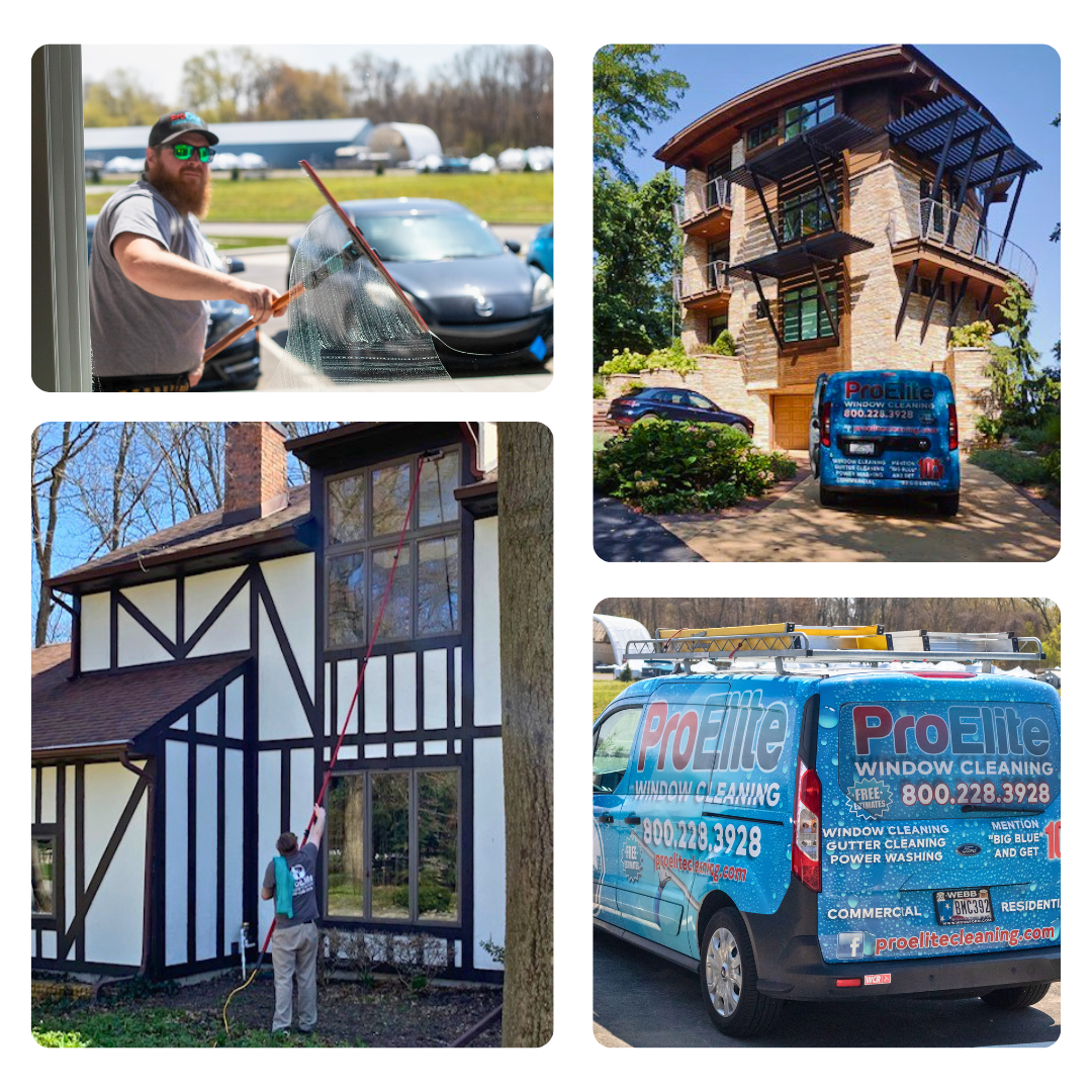 ProElite Window Cleaning Collage of residential and commercial window cleaning in Northwest Indiana ProElite Window Cleaning Collage of residential and commercial window cleaning in Northwest Indiana