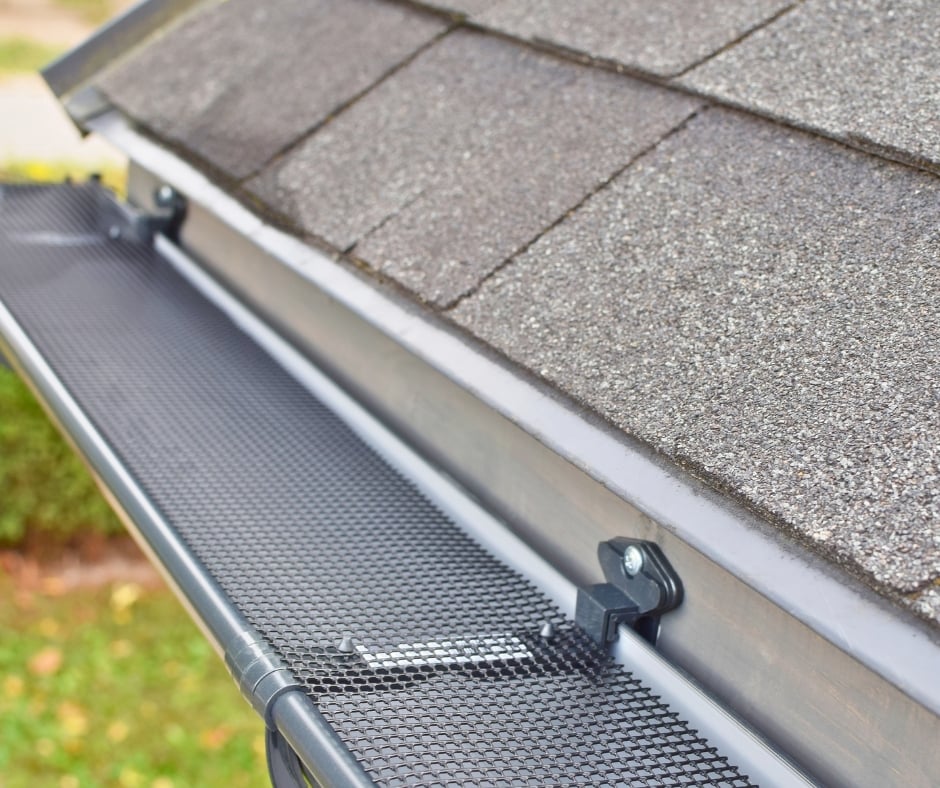 gutter cleaning completed by ProElite gutter cleaning completed by ProElite